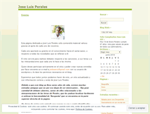 Tablet Screenshot of joseluisperales.wordpress.com