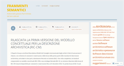 Desktop Screenshot of beniculturali20.wordpress.com