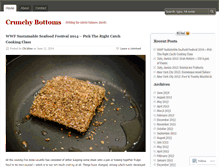 Tablet Screenshot of crunchybottoms.wordpress.com