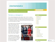 Tablet Screenshot of cinecharismatics.wordpress.com