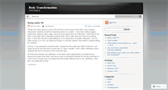 Desktop Screenshot of ccbodytransformation.wordpress.com