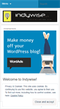 Mobile Screenshot of indywise.wordpress.com