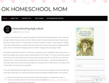 Tablet Screenshot of okhomeschoolmom.wordpress.com