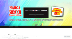 Desktop Screenshot of griyapromosijambi.wordpress.com