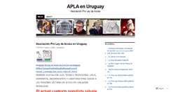 Desktop Screenshot of aplauruguay.wordpress.com