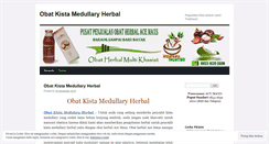 Desktop Screenshot of obatkistamedullaryherbalblog.wordpress.com