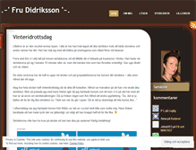 Tablet Screenshot of didriksson.wordpress.com