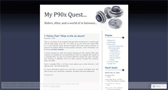 Desktop Screenshot of myp90xquest.wordpress.com