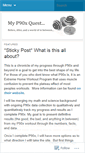 Mobile Screenshot of myp90xquest.wordpress.com