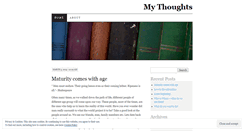 Desktop Screenshot of extrovertedthoughts.wordpress.com