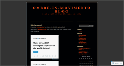Desktop Screenshot of antonello22.wordpress.com