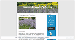 Desktop Screenshot of mylavendergarden.wordpress.com