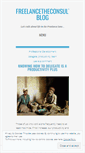 Mobile Screenshot of freelancetheconsultantsdiary.wordpress.com