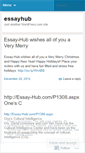 Mobile Screenshot of essayhub.wordpress.com