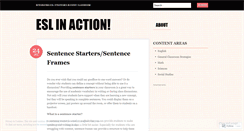 Desktop Screenshot of eslinaction.wordpress.com
