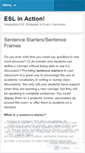 Mobile Screenshot of eslinaction.wordpress.com