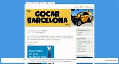 Desktop Screenshot of gocarbarcelona.wordpress.com