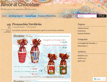 Tablet Screenshot of amoralchocolate.wordpress.com