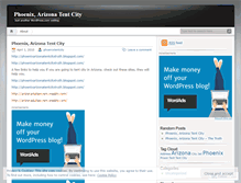 Tablet Screenshot of phoenixarizonatentcity.wordpress.com