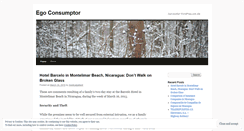 Desktop Screenshot of egoconsumptor.wordpress.com