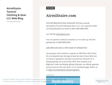 Tablet Screenshot of airmilitaire.wordpress.com