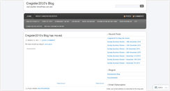 Desktop Screenshot of cregister2010.wordpress.com