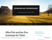 Tablet Screenshot of edwardianpromenade.wordpress.com