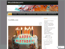 Tablet Screenshot of micuchillodaccom.wordpress.com