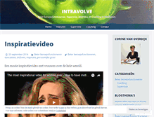 Tablet Screenshot of intravolve.wordpress.com