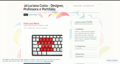 Desktop Screenshot of lucianacostadesign.wordpress.com