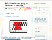 Tablet Screenshot of lucianacostadesign.wordpress.com