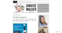 Desktop Screenshot of christiewalkerhair.wordpress.com
