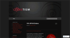 Desktop Screenshot of coretium.wordpress.com
