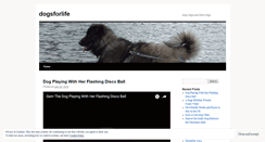 Desktop Screenshot of dogsforlife.wordpress.com