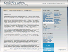 Tablet Screenshot of kink9570.wordpress.com