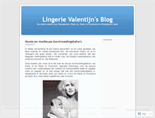 Tablet Screenshot of lingerievalentijn.wordpress.com