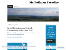 Tablet Screenshot of mypullmanparadise.wordpress.com