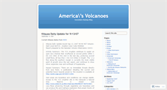 Desktop Screenshot of americasvolcanoes.wordpress.com