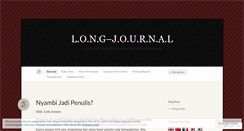 Desktop Screenshot of longjournal.wordpress.com