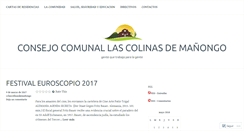 Desktop Screenshot of cclascolinasdemanongo.wordpress.com