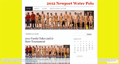 Desktop Screenshot of newportwaterpolo.wordpress.com