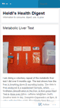 Mobile Screenshot of liveheidi.wordpress.com