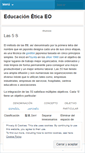 Mobile Screenshot of educacioneticaeo.wordpress.com