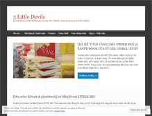 Tablet Screenshot of 5littledevil.wordpress.com