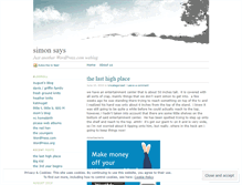 Tablet Screenshot of mysimonsays.wordpress.com