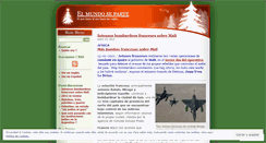 Desktop Screenshot of elmundoseparte.wordpress.com