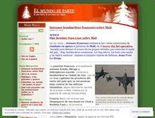 Tablet Screenshot of elmundoseparte.wordpress.com