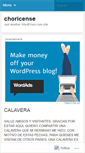 Mobile Screenshot of choricense.wordpress.com