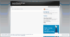 Desktop Screenshot of inspired2inspire2012gbr.wordpress.com