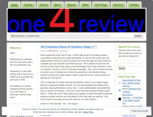 Tablet Screenshot of one4review.wordpress.com